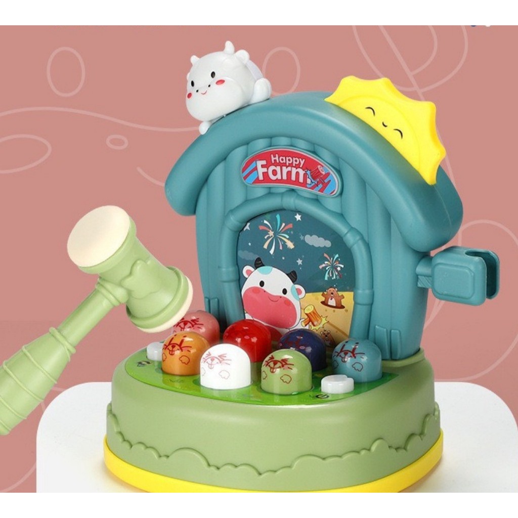 Đồ Chơi Đập Chuột Phát Nhạc vui nhộn cho bé yêu