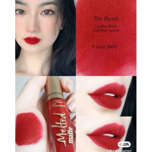 Son kem Toofaced fullsize fullbox các màu