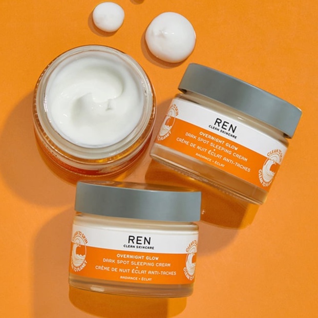 Kem dưỡng đêm sáng da mờ thâm nám Ren Overnight Glow Dark Spot Sleeping Cream 10ml
