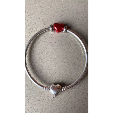 Charm chặn bạc s925 có lõi cao su