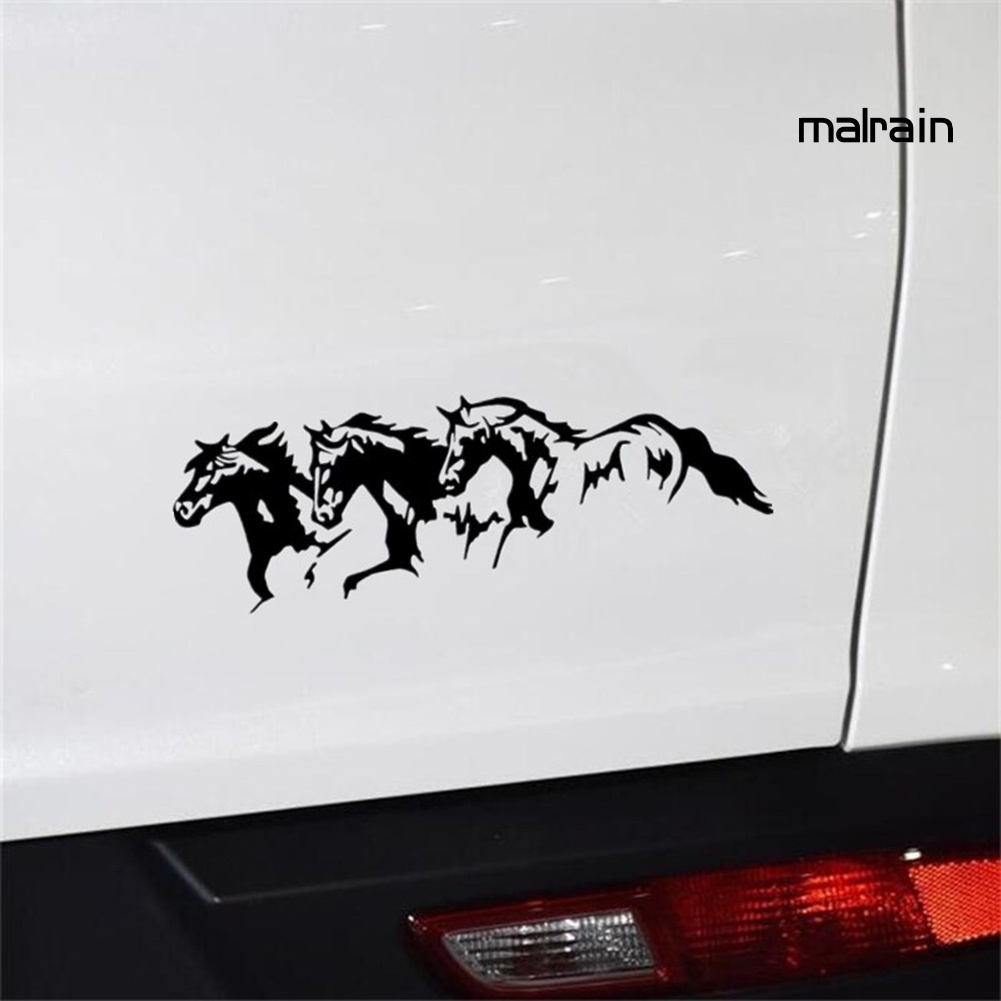 Miếng Dán Trang Trí Xe Hơi Tự Dính Chống Thấm Nước Hình Chú Ngựa Thời Trang