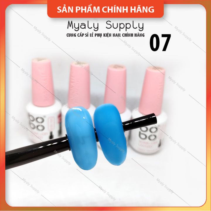 Sơn Gel Thạch BoBo Set 12 Màu Lẻ Chai