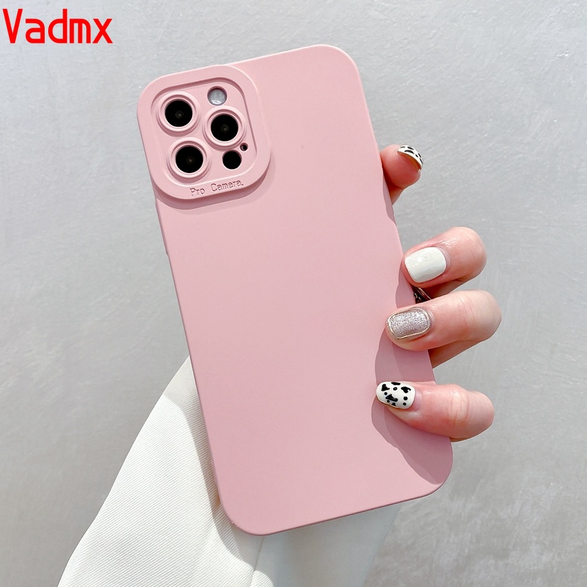 Ốp điện thoại silicon dẻo màu trơn chống sốc sang trọng thích hợp cho IPHONE 11 PRO MAX 8 7 PLUS XS X 10 XR