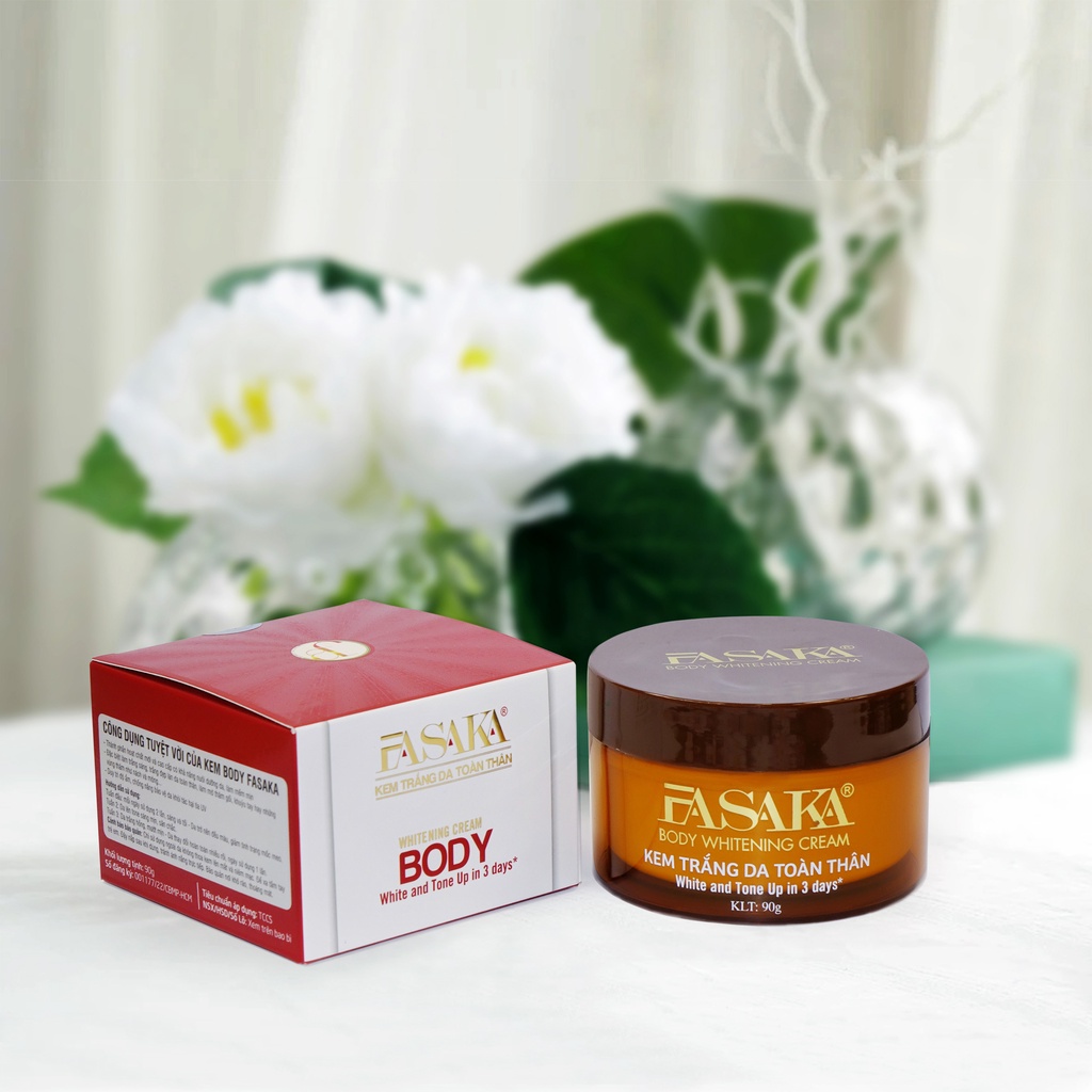 Kem Dưỡng Trắng Da Body WHITENING CREAM FASAKA Chính Hãng 90gr