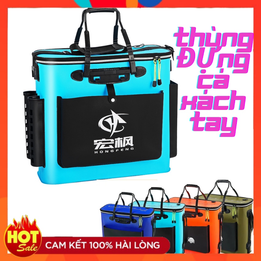 Thùng Đựng Cá Xách Tay EVA Chống Nước Đa Năng - Đồ Câu DHS