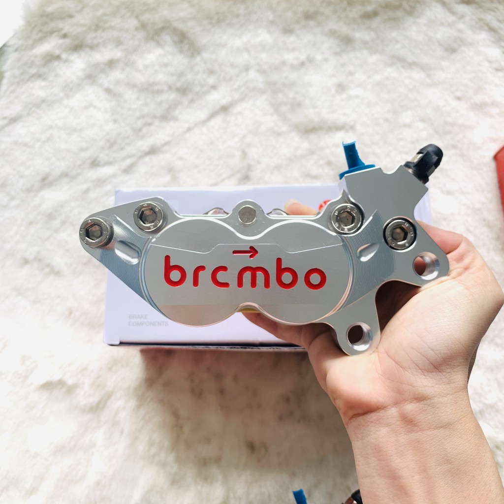 [Gía rẻ số 1 ] ] Heo Dầu BREMBO 4piston Có PÁT SAU NGƯỢC , XUÔI các dòng xe Ex150,135,sonic,raider, satria, winner