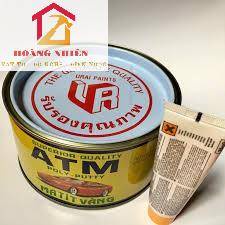 BẢ MATIT / MASTIC VÀNG ATM BỘT TRÉT 2THÀNH PHẦN LON 1KG, LÀM BÓNG CHE LỒI LÕM SẮT, GỖ