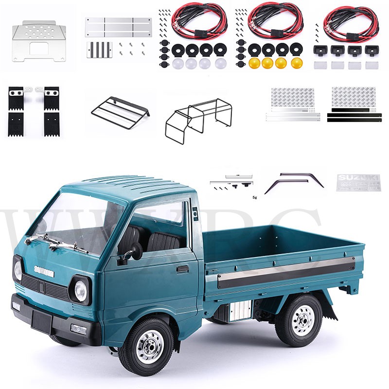 RC Bộ Phụ Kiện Bằng Kim Loại Cho Xe Điều Khiển Từ Xa Wpl Model D12 1 / 10