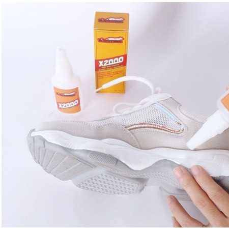Keo Dán X2000 Siêu Dính, Keo Dán Đa Năng Dán Gỗ, Thủy Tinh, Dán Nhựa An Toàn Với Da Tay