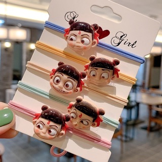 Dây buộc tóc kiêm vòng đeo tay siêu đáng yêu - Cột tóc hình nhân vật natra ngộ nghĩnh