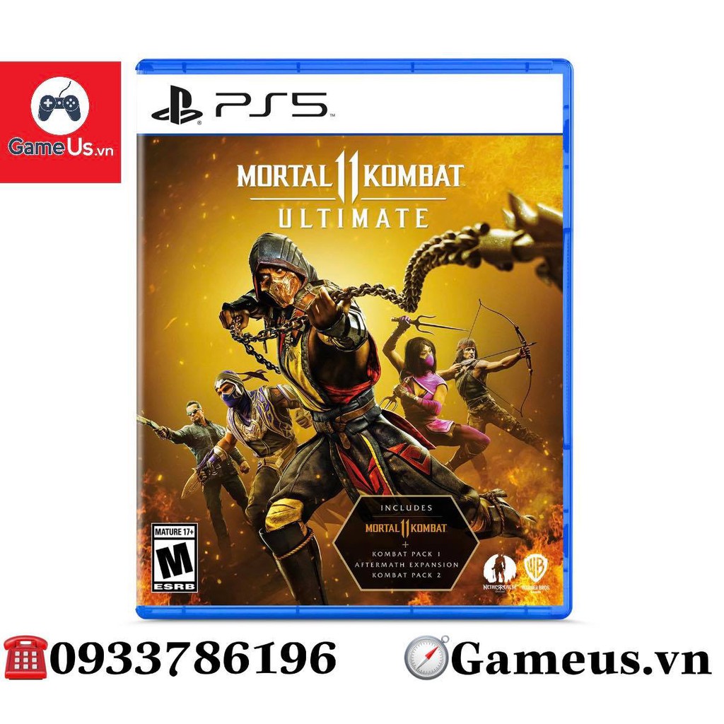 Đĩa Game PS5 Mortal Kombat 11: Ultimate Edition Hệ US