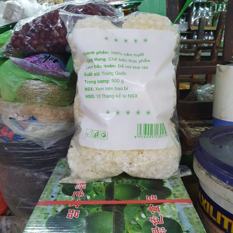 Nấm Tuyết Nhĩ hàng Trắng Đẹp 500gram