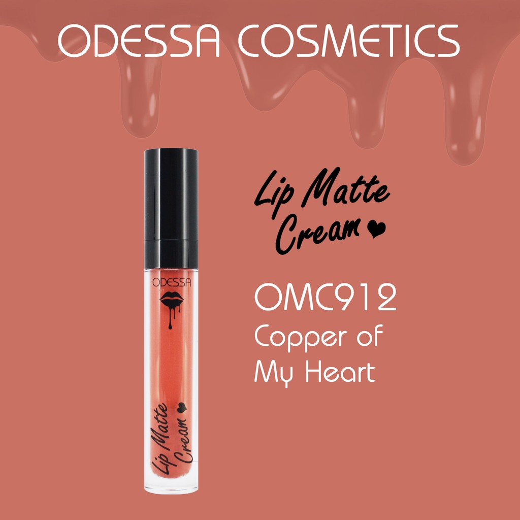 (hàng Mới Về) Son Kem Lì Odessa Omc 912 Màu Sắc Thời Trang