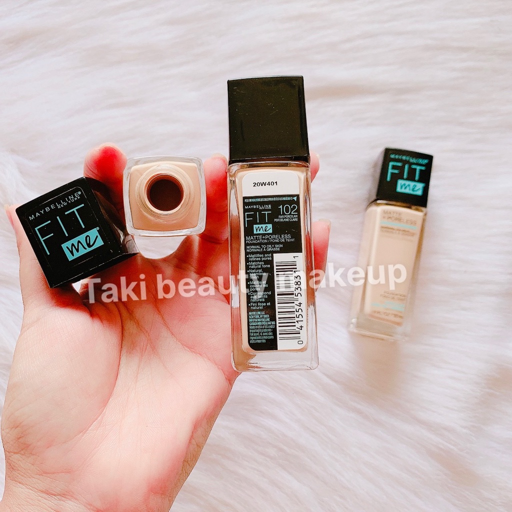 Kem Nền Maybelline Fit Me - Kem Nền BB Cream Kiềm Dầu Lâu Trôi Maybeline 30ml [105- 118- 120- 128- 220- 228]- Không Vòi