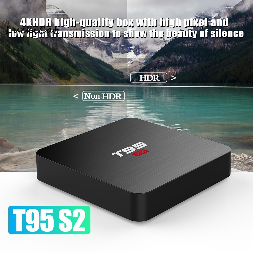 Tv Box T95 S2 Android 7.1 Os Smart Tv Box T95S2 2gb 16gb 1gb 8gb Amlogic S905W Quad Core 2.4ghz Wifi 4k Và Phụ Kiện