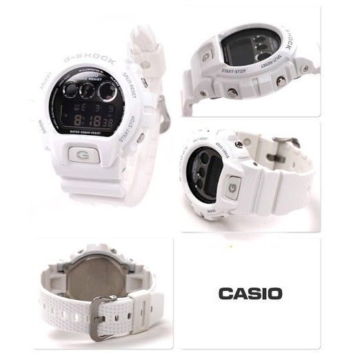 Đồng hồ nam Casio Standard thể thao, điện tử giá rẻ - Dây cao su, chống nước 200M (DW-6900NB-7DR)