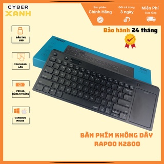 Bàn phím cảm ứng không dây rapoo k2800 - hàng chính hãng - cảm kết bảo hành đổi mới 24 tháng