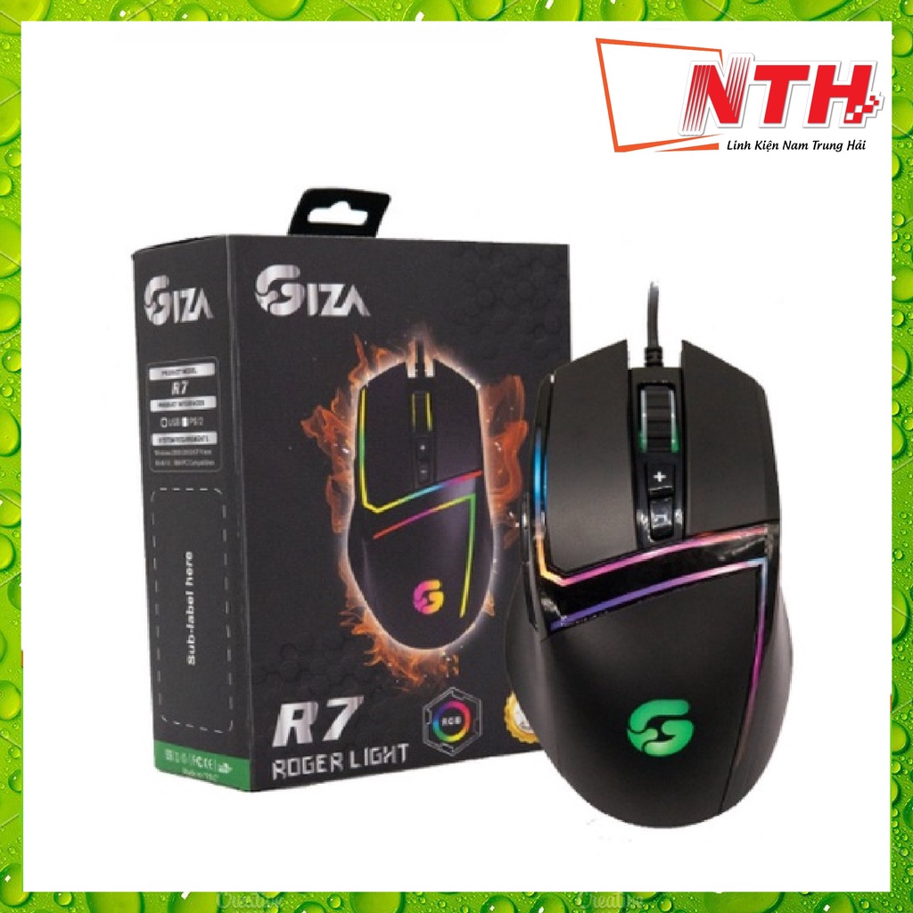 Chuột Giza R7 Gaming (7000 DPI) - NTH