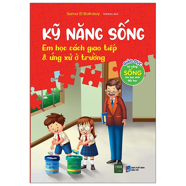 Sách - Kỹ năng sống - Em học cách giao tiếp &amp; ứng xử ở trường - 1980Books