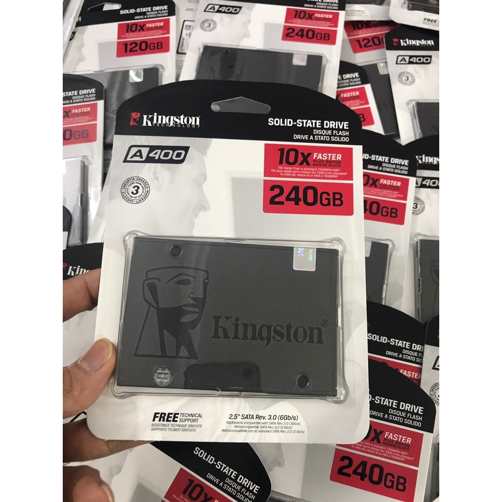 SSD Kingston 240GB 2.5 inch A400 SATA3 6Gb/s Chính Hãng - Bảo hành 36 tháng