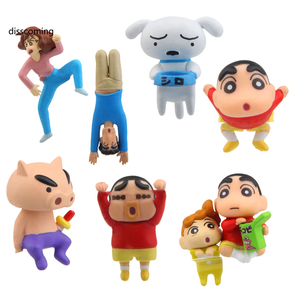 Set phụ kiện trang trí nhân vật anime Cậu Bé Bút Chì Shinchan đáng yêu