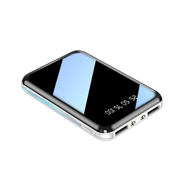 Pin sạc dự phòng Siêu mỏng Mini 50000mAh Pin 2 USB đầu ra cho điện thoại máy tính bảng