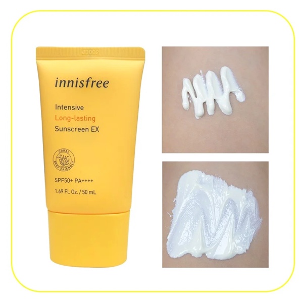 Kem chống nắng lâu trôi Innisfree Intensive sunscreen long lasting mẫu mới nhất