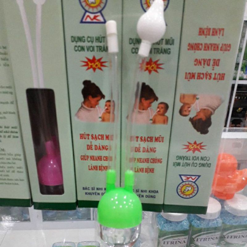 Dụng cụ hút mũi con voi trắng - Dụng cụ hút mũi silicon cho bé