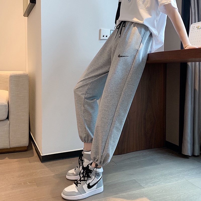 NRVP Quần Thể Thao Ống Rộng Phong Cách Thời Trang Hàn Quốc Dành Cho Nam Và Nữ