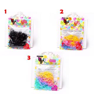 Set 220 Dây Thun Cột Tóc Nhiều Màu