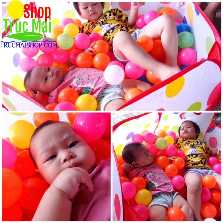 combo 100 bóng  bóng đồ chơi cho bé đồ chơi trẻ em