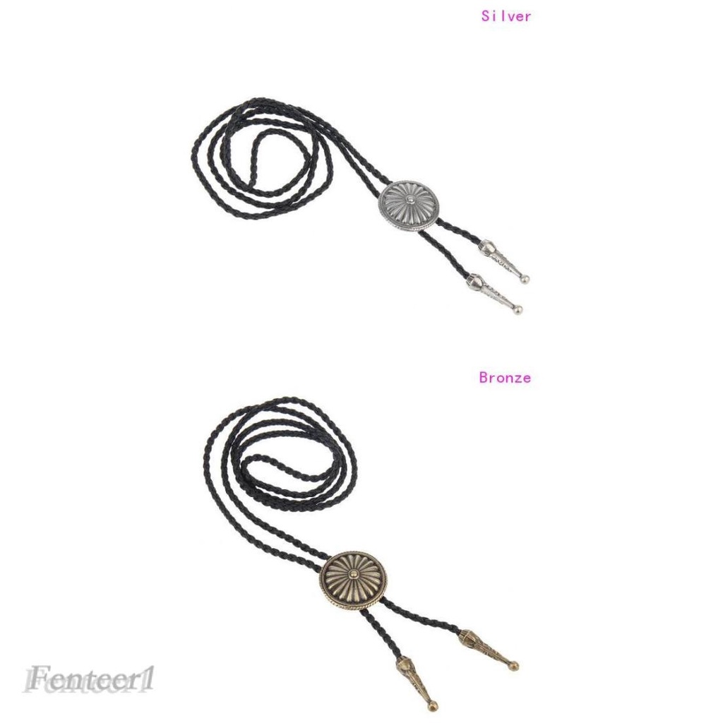 [Fenteer1] (Fenteer 1) Cà Vạt Da Cao Bồi Tây Màu Đồng Cá Tính Làm Quà Tặng Cho Nam Và Nữ