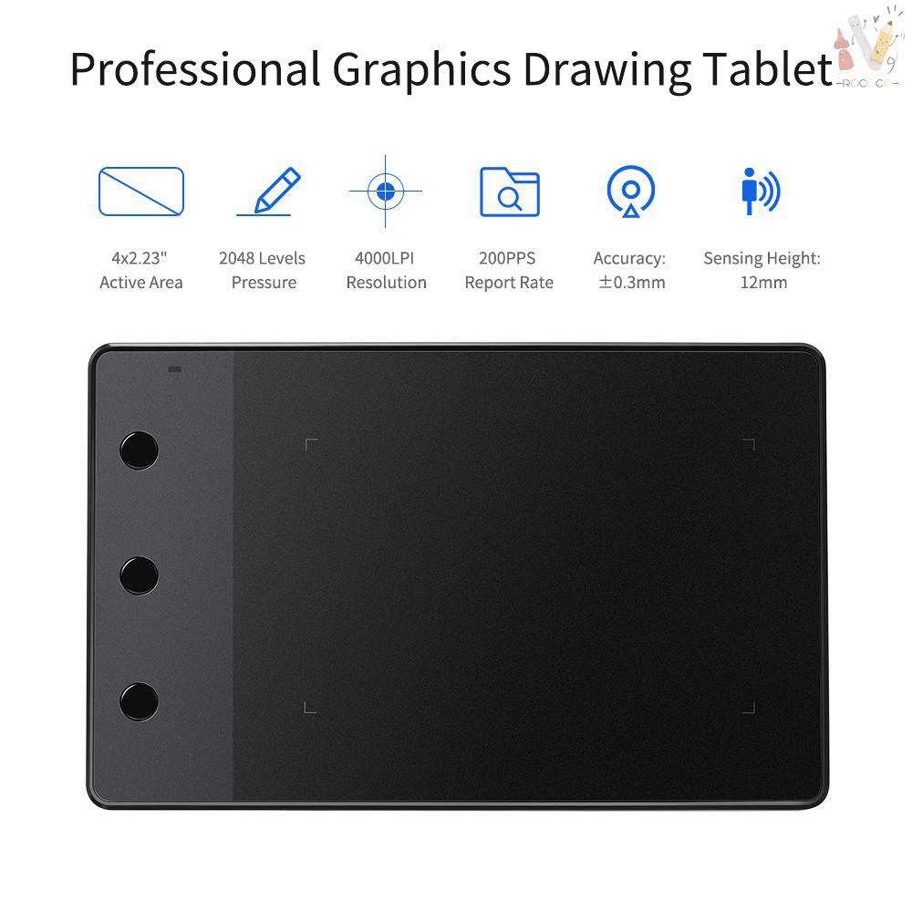 Bảng Mạch Huion H420 4x2.23 Inch Kèm 3 Chìa Khóa 2048