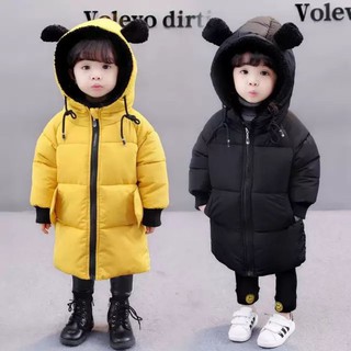 Áo khoác phao đại hàn tai gấu
