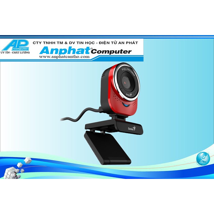 Webcam Genius QCam 6000 FHD 1920x1080 - Hàng Chính Hãng - Bảo hành 12 tháng