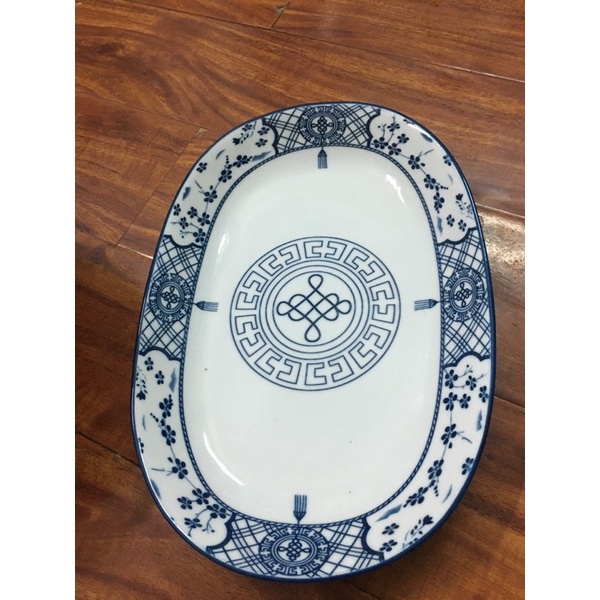 Bộ Bát Đĩa Sứ Bát Tràng Phúc Lộc thọ  - Bộ Bát Đĩa Phúc Lộc Thọ