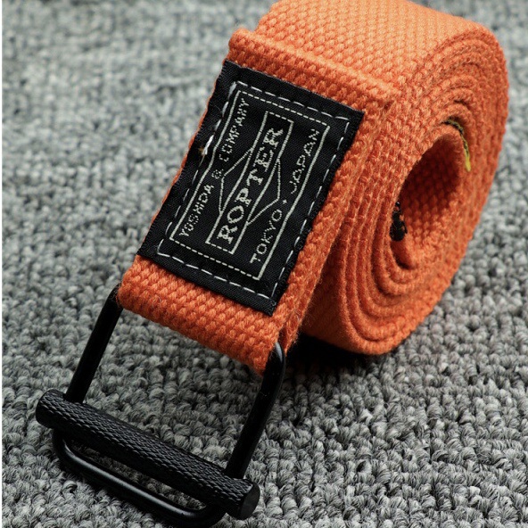 Thắt Lưng Nam Nữ BR Bằng Vải SAZ Màu Đen Xanh Đỏ Đẹp - Dây Lưng Nam Nữ Unisex Mặt Kim Loại Dây Vải Hàn Quốc - BR