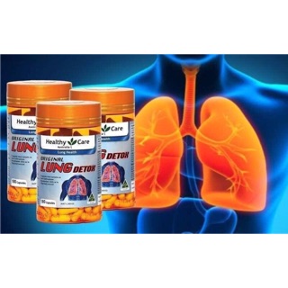 Viên uống thải độc phổi Healthy care Lung Clear 180 viên - Beauty Shop
