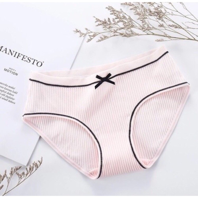 Quần lót tăm đính nơ siêu đẹp 028