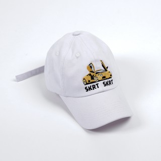 NÓN "SKRT" CAP IN WHITE - [SMAKER]