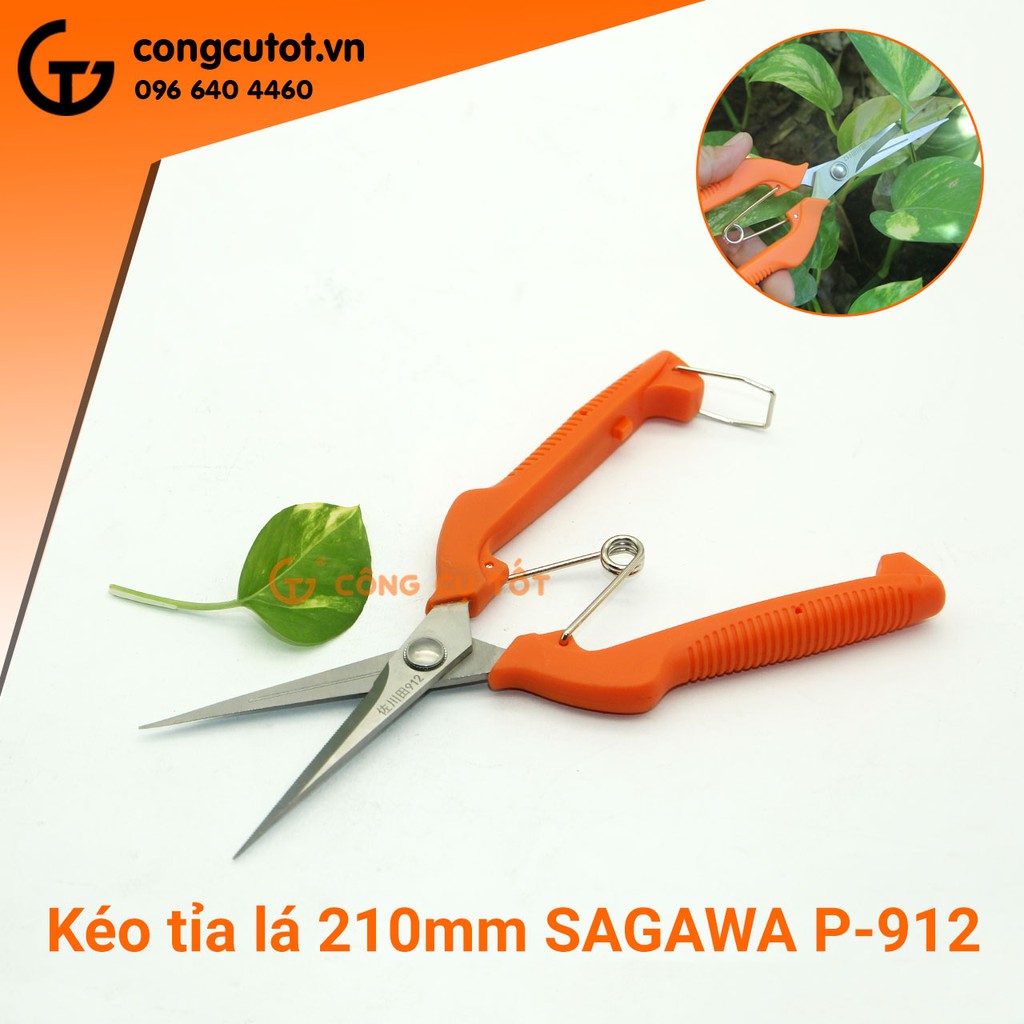 Kéo tỉa cây, tỉa lá Sagawa P-912