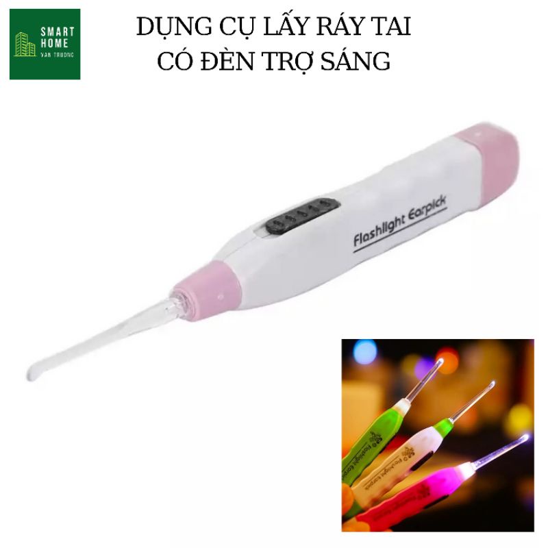 Dụng cụ lấy ráy tai có đèn trợ sáng