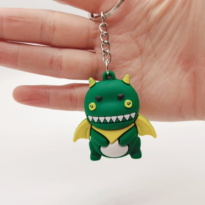 Móc khóa hình khủng long dễ thương