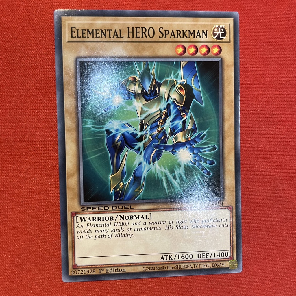 [EN-JP][Thẻ Bài Yugioh Chính Hãng] Elemental Hero Sparkman