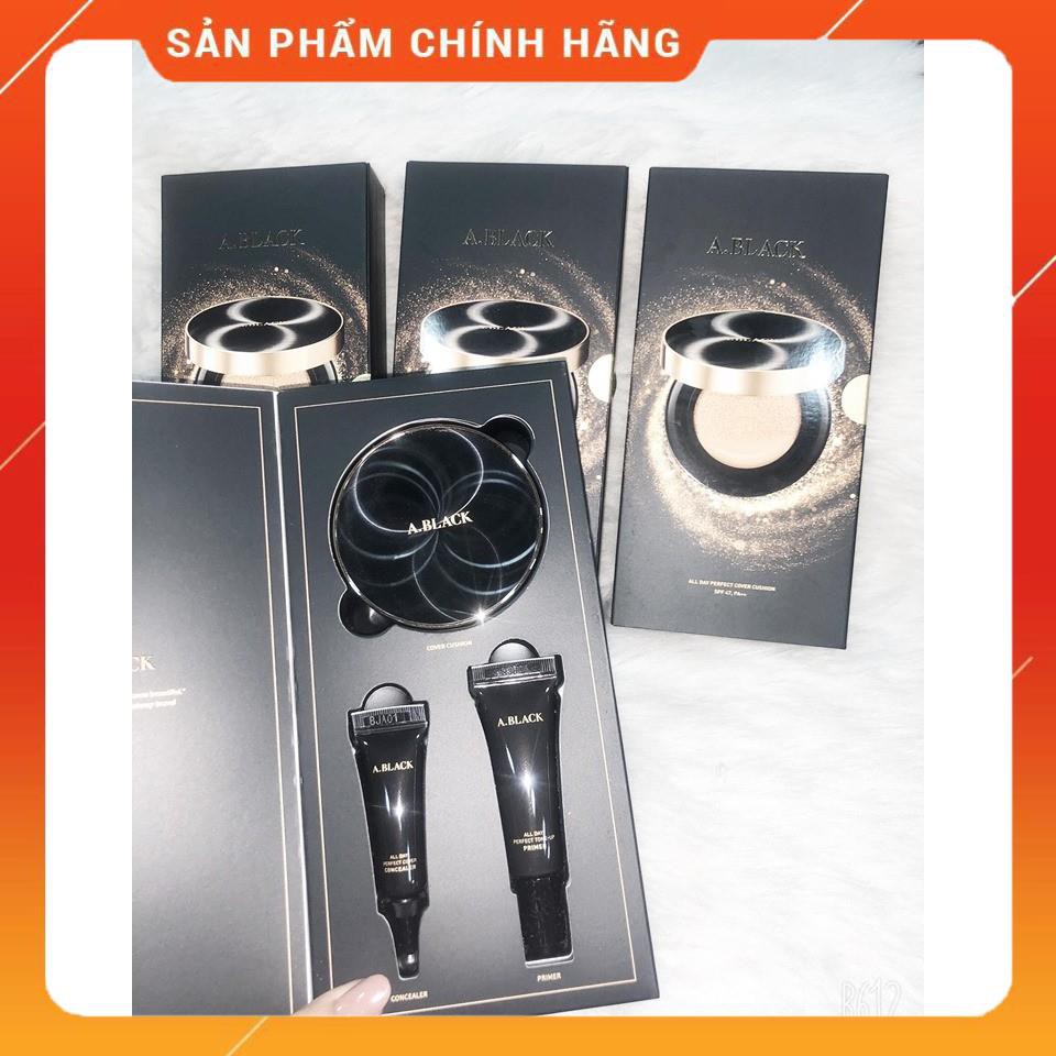 Set Phấn Nước ABlack Artistic Kèm Kem Lót, Kem Che Khuyết Điểm (Chính Hãng) 02