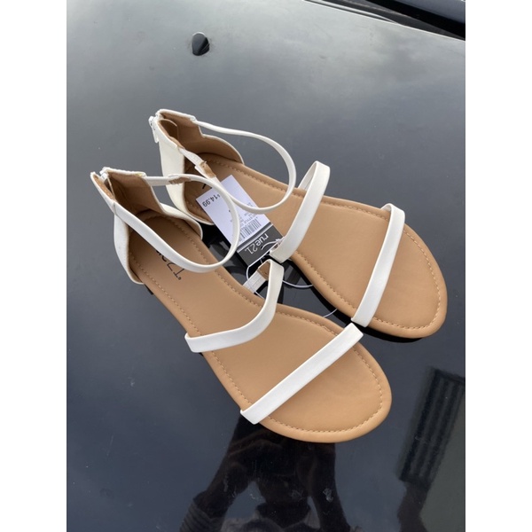 Sandal nữ quai mảnh Rue21  Dép bệt nữ quai da xuất dư 0722