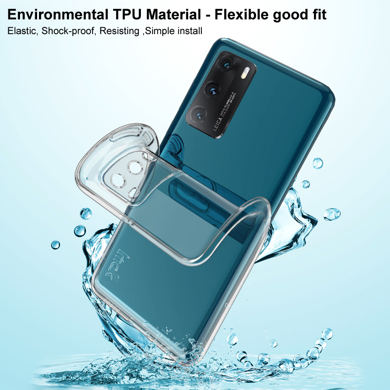 Ốp điện thoại IMAK bằng TPU mềm chống sốc trong suốt cho Xiaomi Mi 11 Ultra