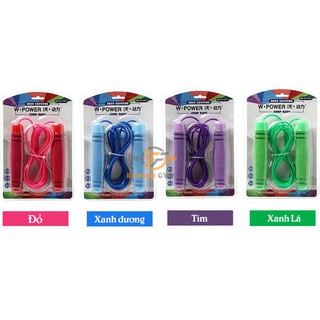 [ Freeship ] Dây nhảy cáp W-Power (Đặc biệt màu đen cao cấp)