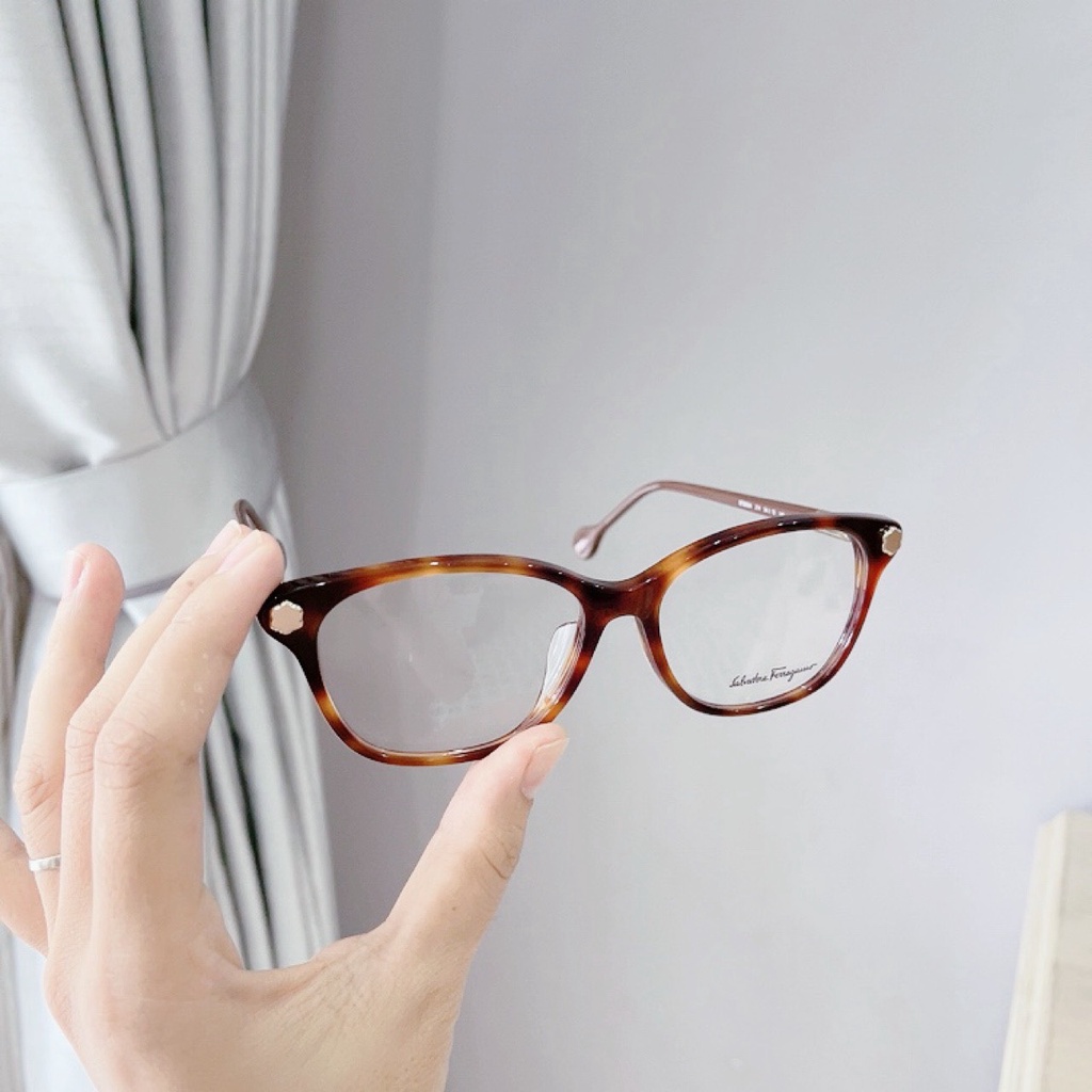 Gọng cận nữ Salvatore Ferragamo SF2830 viền havana dòng cat eye