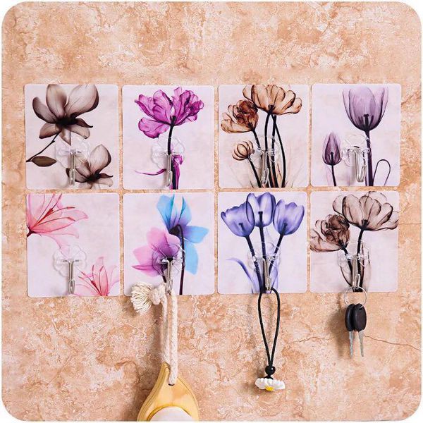 Combo 05 Móc dán tường họa tiết 3D siêu chịu lực LULINSO